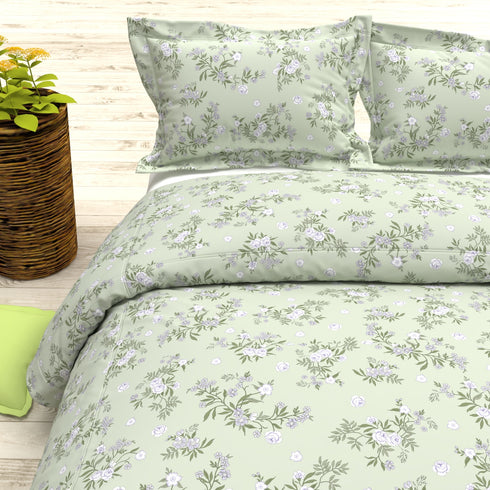 Cider King size Bedsheet With 2 Pillow Covers - 3